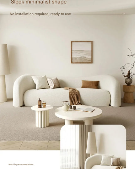 nordic living room Sofas minimalist lazy luxury europe Sofas family white salas y sofas muebles elegantes modernos Furniture