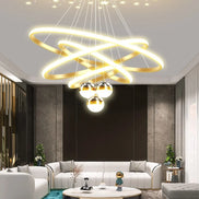 Modern led dining room chandeliers simple ring chandelier living bedroom Lights home indoor lighting decorative Pendant Lamps