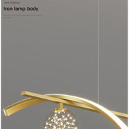 Modern LED Chandelier for Living Room Dining Room Glass Ball Kitchen Lamp Home Decor Lighting Novelty Nordic LED Hanging Lights