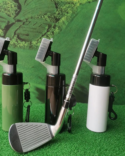 Golf Club Groove Cleaner Brush With Leakproof Spray Bottle Automatic Water Professional Golf Cleaning Kit Portable Golf Tools