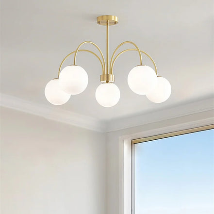 Modern E27 LED Chandelier Light  For Living Room Bedroom Dining Table Kitchen Study Ceiling Pendant Lamps Lustre Home Decoration