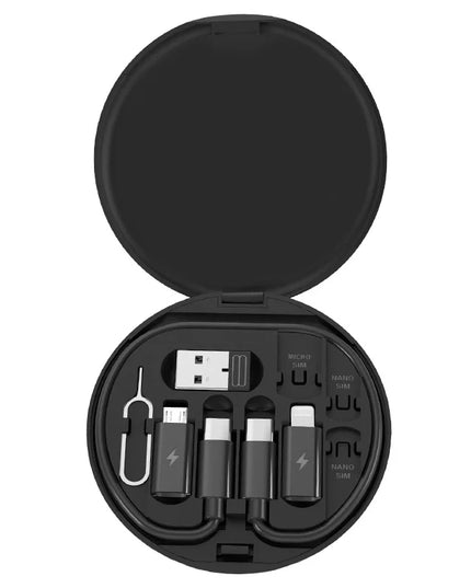 Multi USB Type C to C 60W Charging Adapter Cable Kit USB C to Lighting Conversion Set USB A & Type C to Micro/Type C/Lighting