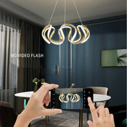 Modern Stylish Lustre LED Chandelier Art Design Pendant Light Living Kitchen Ceiling Lamps Home Room Decoration Lighting Fixture