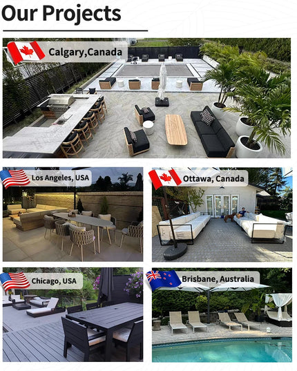 Modern Garden Sofa Set Versatile Outdoor And Indoor Furniture For Hotels Villas Parks Pools Living Rooms