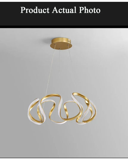 Modern Stylish Lustre LED Chandelier Art Design Pendant Light Living Kitchen Ceiling Lamps Home Room Decoration Lighting Fixture