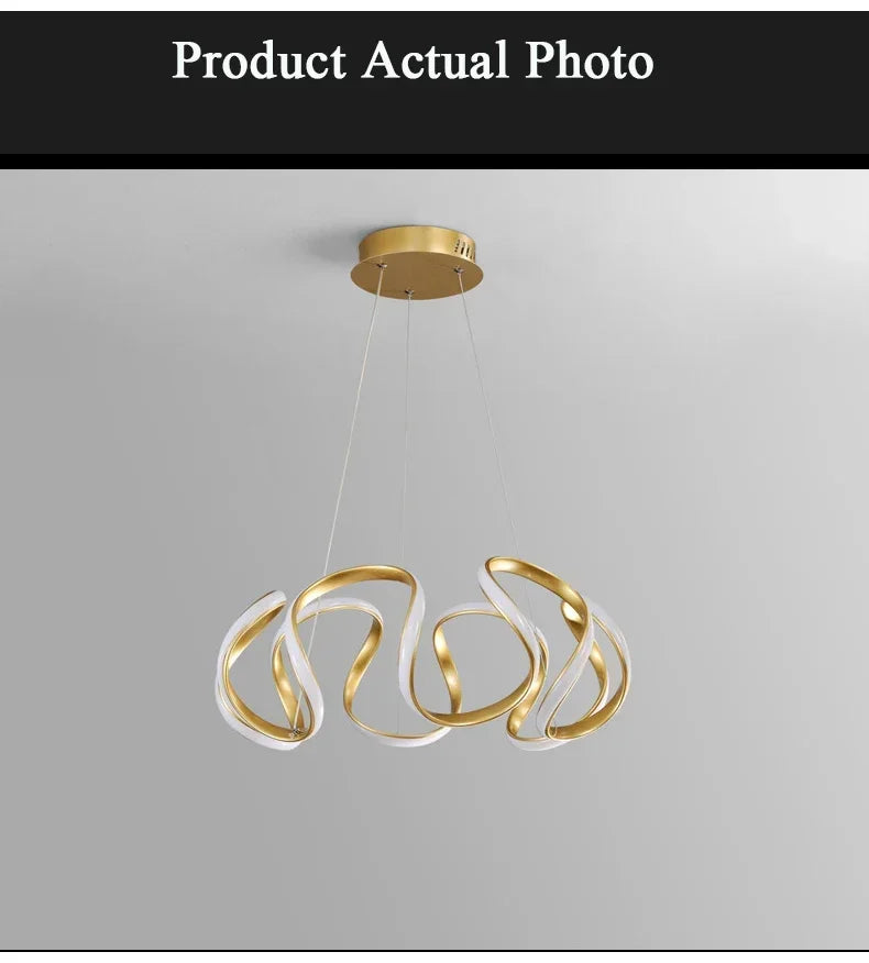 Modern Stylish Lustre LED Chandelier Art Design Pendant Light Living Kitchen Ceiling Lamps Home Room Decoration Lighting Fixture