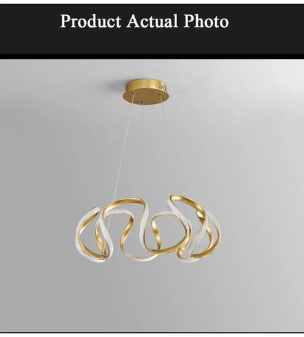 Modern Stylish Lustre LED Chandelier Art Design Pendant Light Living Kitchen Ceiling Lamps Home Room Decoration Lighting Fixture