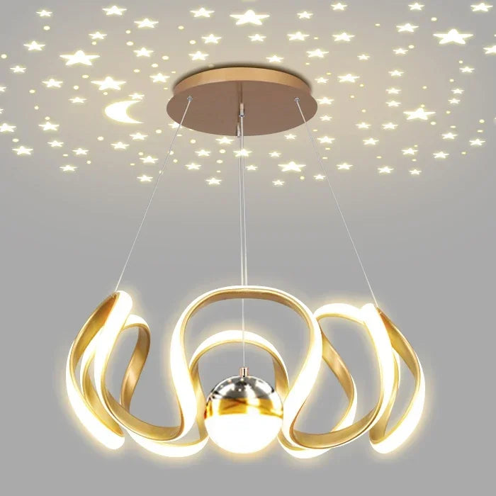 Modern Stylish Lustre LED Chandelier Art Design Pendant Light Living Kitchen Ceiling Lamps Home Room Decoration Lighting Fixture