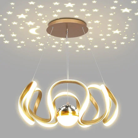 Modern Stylish Lustre LED Chandelier Art Design Pendant Light Living Kitchen Ceiling Lamps Home Room Decoration Lighting Fixture