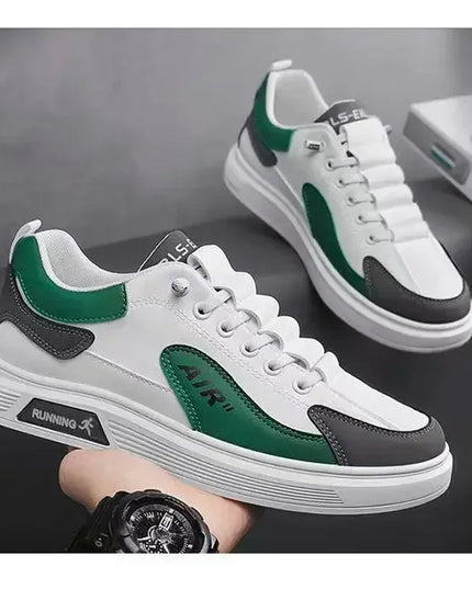 New Men's Shoes Leather Fashion Low-top Men's Casual Trendy Shoes Running Sports