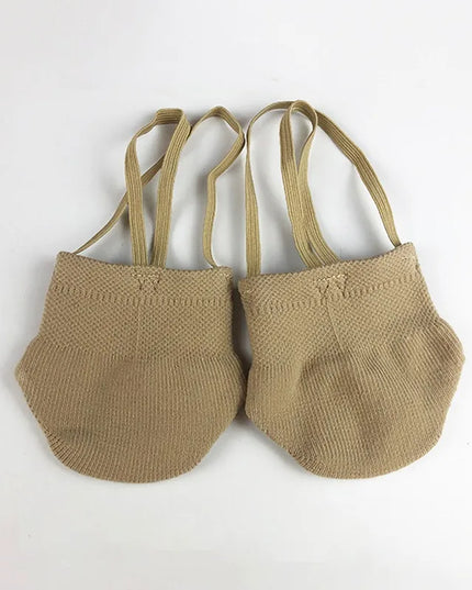 Professional Rhythmic Gymnastic Shoes, Dance Shose, Half Socks, Knitted Soft Sole, Anti Slip, Competition Sole Shoes