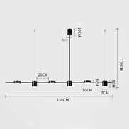 Modern LED Ceiling Chandelier Indoor Lighting Dining Table Chandelier Pendant Hanging Light Living Room Decoration Kitchen Lamp