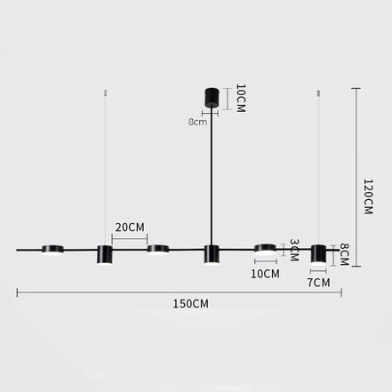 Modern LED Ceiling Chandelier Indoor Lighting Dining Table Chandelier Pendant Hanging Light Living Room Decoration Kitchen Lamp