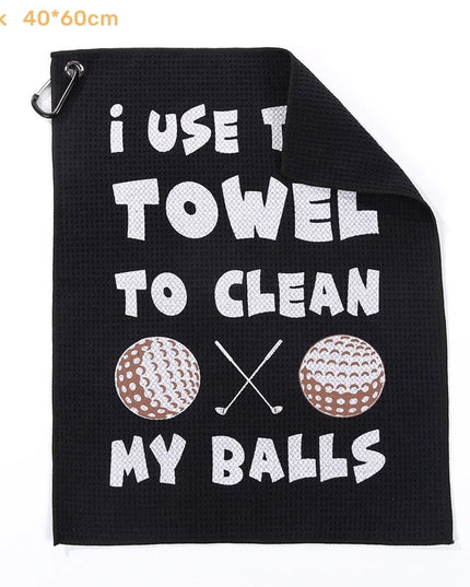 Golf towel digital color printed logo super absorbent soft skin towel for golf course