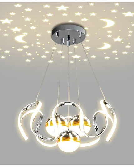 Modern Stylish Lustre LED Chandelier Art Design Pendant Light Living Kitchen Ceiling Lamps Home Room Decoration Lighting Fixture