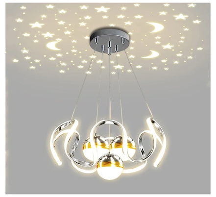Modern Stylish Lustre LED Chandelier Art Design Pendant Light Living Kitchen Ceiling Lamps Home Room Decoration Lighting Fixture