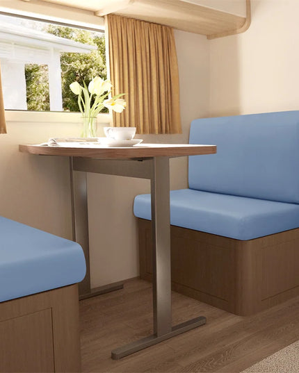 2pcs/set Jacquard RV Dinette Cushions Covers Stretch Camper Sofa Seat Covers Adjustable Dining Seat Covers Bench Backrest Decor