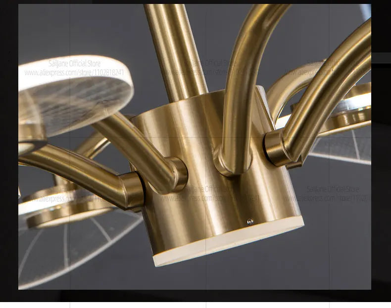 Modern LED Chandelier Suitable For Villa Living Room Ceiling Lights Art Bedrooms Kitchens Home Decoration Lamp Indoor Lighting