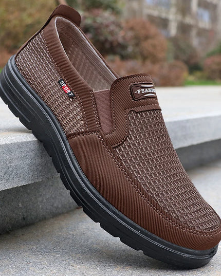 Men's Fashionable Solid Woven Knitted Running Shoes - Lightweight, Breathable and Non-Slip - Perfect Sports Shoes for Outdoor Activities