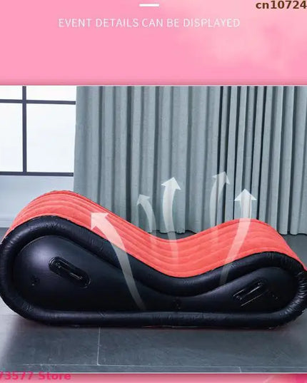 Modern Inflatable Sofa Bed for Travel And Camping - Folding Outdoor Garden Furniture Comfortable Living Room Decor