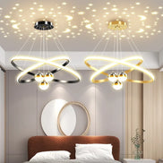 Modern led dining room chandeliers simple ring chandelier living bedroom Lights home indoor lighting decorative Pendant Lamps