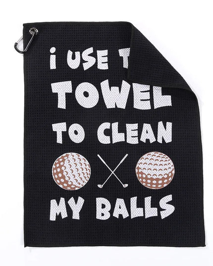 Golf towel digital color printed logo super absorbent soft skin towel for golf course