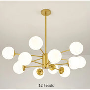 Modern Glass led Chandelier Lighting Ceiling Chandeliers Light For Dining Living Room Bedroom Kitchen Indoor Lustre Fixture Lamp