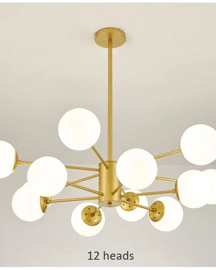 Modern Glass led Chandelier Lighting Ceiling Chandeliers Light For Dining Living Room Bedroom Kitchen Indoor Lustre Fixture Lamp