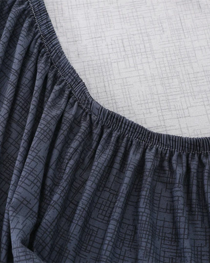 2pcs/set Flowers Printed RV Dinette Cushions Covers Elastic Spandex Sofa Cover Outdoor Camper Car Bench Protector Cover Home