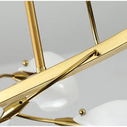 Modern Luxury French Creamy Wind Ceramic Chandelier Living Dining Room Bedroom Led Pendant Lamp Home Decor Hanging Light Fixture