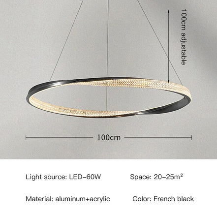 Modern Light Luxury Villa LED Chandelier Italian Art Living Room Hotel Restaurant Kitchen Home Decoration Lighting Fixtures