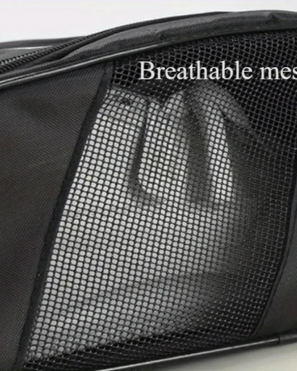 Portable Golf Shoe Bag Oxford Cloth Shoe Carrier Bags Breathable Lightweight Golf Handbag Dustproof Football Tennis Shoe Bag
