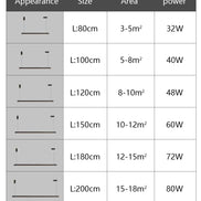 Modern LED linear chandelier for dining room office white bar pendant lights kitchen island lighting black minimalist lamp