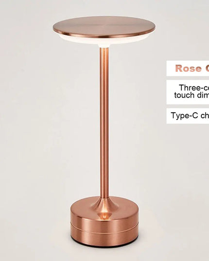 LED Table Lamp USB Rechargeabl Portable  Touch Sensor Desktop Night Light Bedroom Night Light Reading Lamps Decor Light