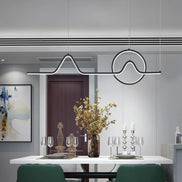 Modern LED Ceiling Chandelier Dining Table Indoor Lighting Chandeliers Kitchen Pendant Light Living Room Decoration Hanging Lamp