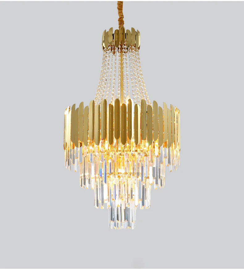 Modern Chandeliers for Living Room Chandelier Luxury Crystal Chandelier Ceiling Lights Lustre Salon Loft Pendant Lighting Lamps