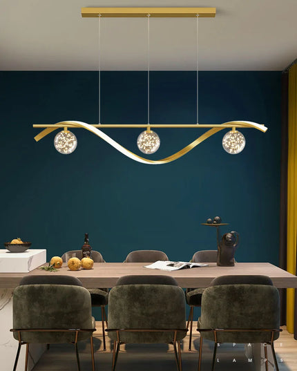 New Modern Led Chandelier For Living Room Dining Room Kitchen Ceiling Pendant Lights Nordic Minimalist Dining Tables Lamps