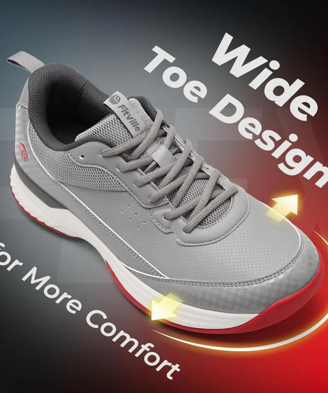 FitVille Wide Golf Shoes Men Professional Outdoor Water Resistant Golf Shoes for Course with Spikes