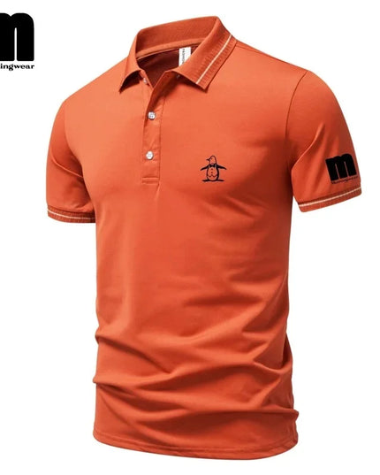 Golf Clothing 2026 Summer New Luxury High Quality Fast Drying Fashion Men's and Women's Sports Short Sleeve Top Golf Polo Shirt