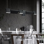 Modern danish Chandelier Design Rotatable Black Led minimalist light Dining Room Decor Led Lamp Bar Loft coffee tables lights