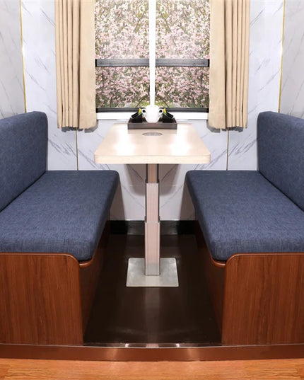 2pcs/set Flowers Printed RV Dinette Cushions Covers Elastic Spandex Sofa Cover Outdoor Camper Car Bench Protector Cover Home