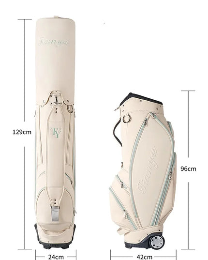 TTYGJ Golf Bag Lightweight Waterproof Stand Package with Wheel Men Women High Capacity Golf Cart Club Standard Bags