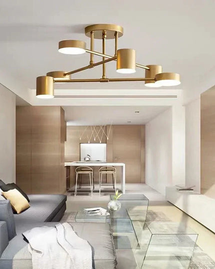 Modern LED Ceiling Chandelier White 6 Heads Hanging Lamp Light  For Ceiling Dining Living Rooms Bedroom Hall Home Decor Fixtures