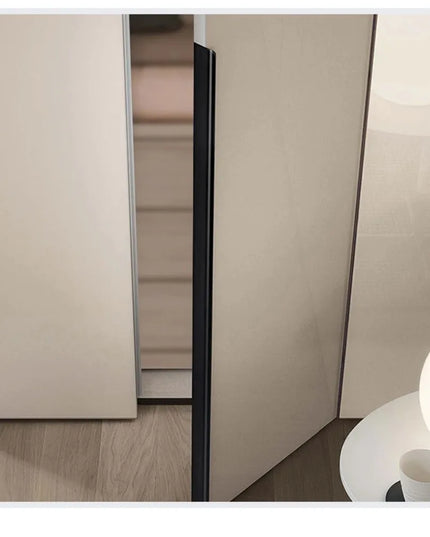 Hidden Handles for Furniture Kitchen Cabinet Handles Minimalist Wardrobe Cupboard Drawer Knobs Aluminum Alloy Furniture Handles