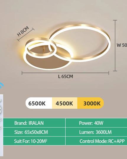 Modern LED Ceiling Chandelier Lighting For Home Living Study Room Bedroom Dimmable Ceiling lamp Indoor Lighting decoration Lamps