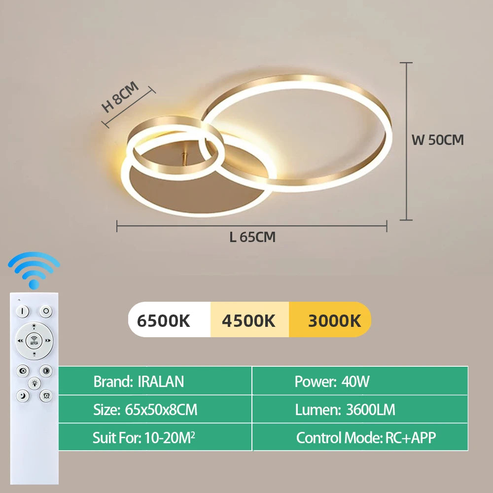 Modern LED Ceiling Chandelier Lighting For Home Living Study Room Bedroom Dimmable Ceiling lamp Indoor Lighting decoration Lamps