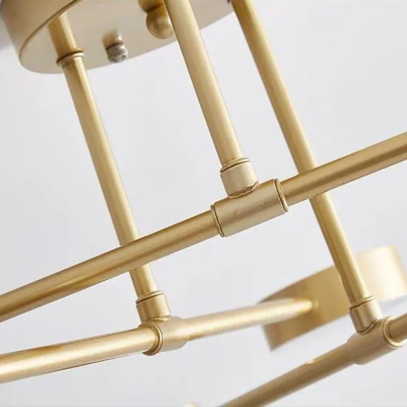 Modern LED Ceiling Chandelier White 6 Heads Hanging Lamp Light  For Ceiling Dining Living Rooms Bedroom Hall Home Decor Fixtures