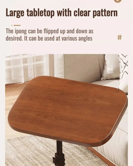 Dormitory Bedside Table Household foldable Mobile Lift Computer Desk Portable livingroom side table Bedroom Lazy Laptop Desk