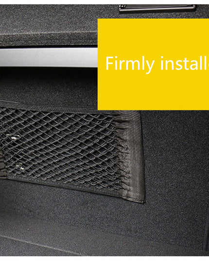 Car Back Rear Trunk Bag Organizer Mesh Net Auto Seat Back Storage Bag Pocket Universal Car Stowing Tidying Elastic String Net