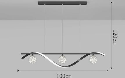 New Modern Led Chandelier For Living Room Dining Room Kitchen Ceiling Pendant Lights Nordic Minimalist Dining Tables Lamps